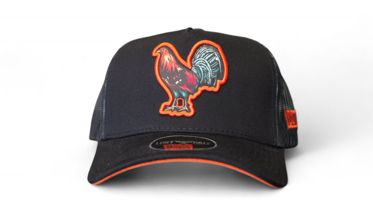 NEW Fall Icon Adjustable Baseball Cap - Rooster - Black by Anthropologie Lightning Rooster Snapback Hat – Blackberry Smoke main image 4