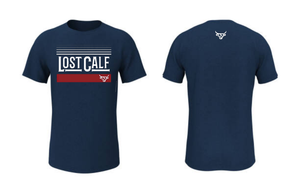 Lost Calf Plate Tee Navy