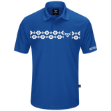 Aztec Polo - Royal Blue