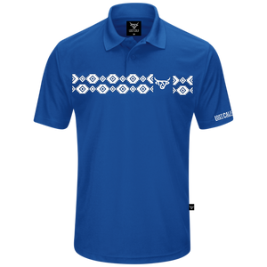 Aztec Polo - Blue