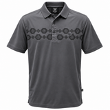 Aztec Polo - Charcoal Gray