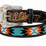 "MUSTANG" Beaded Belt
