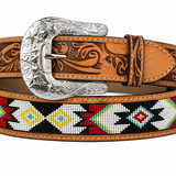 "CLY" Beaded Belt