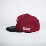 Fitted Hat- Maroon / Black