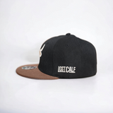 Fitted Hat- Black / Brown