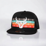 Lost Calf Arrow Flat Bill Trucker Hat