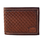 Handmade Tooled Wallet Stars
