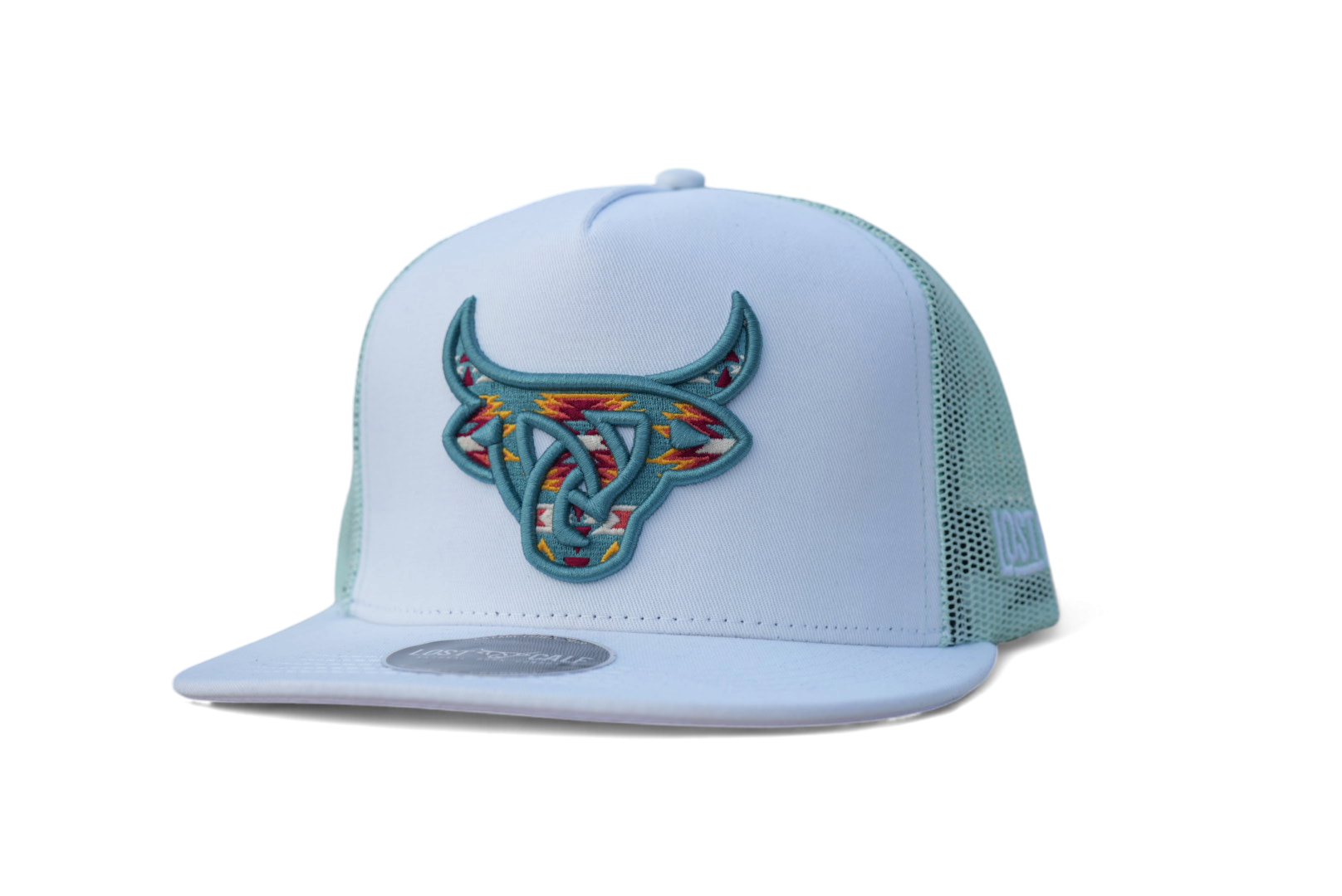Lost Calf Olmeca Flat Bill Trucker Hat