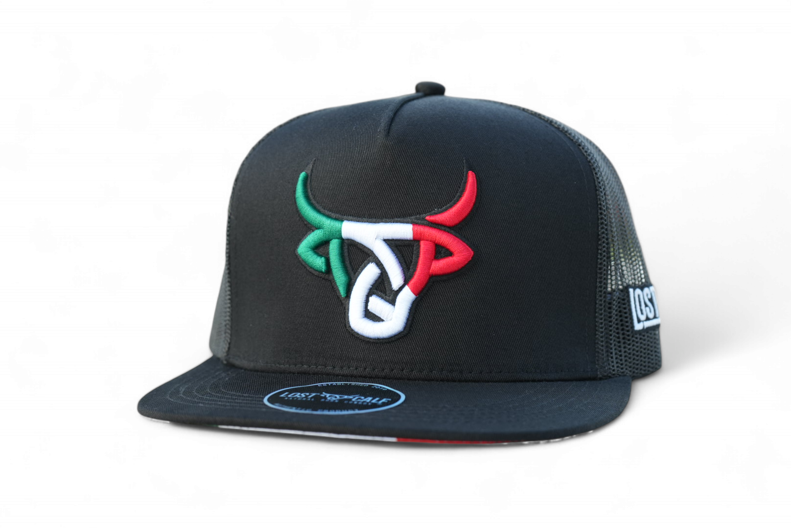 Lost Calf Mexicalf Flat Bill Trucker Hat