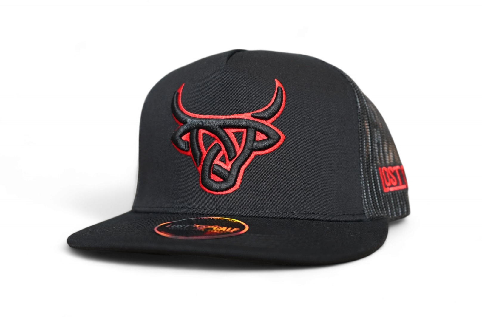 Lost Calf Toro Bravo Flat Bill Trucker Hat