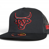 Lost Calf Toro Bravo Flat Bill Trucker Hat