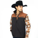 Lost Calf Vest Black Brown