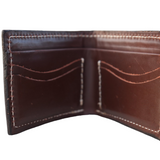Handmade Tooled Wallet Honeycomb black