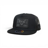 Lost Calf Blackout Plate Flat Bill Trucker Hat