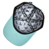 Lost Calf Frame Teal/Beige