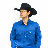 Blue  Button Down - Long Sleeve Shirt