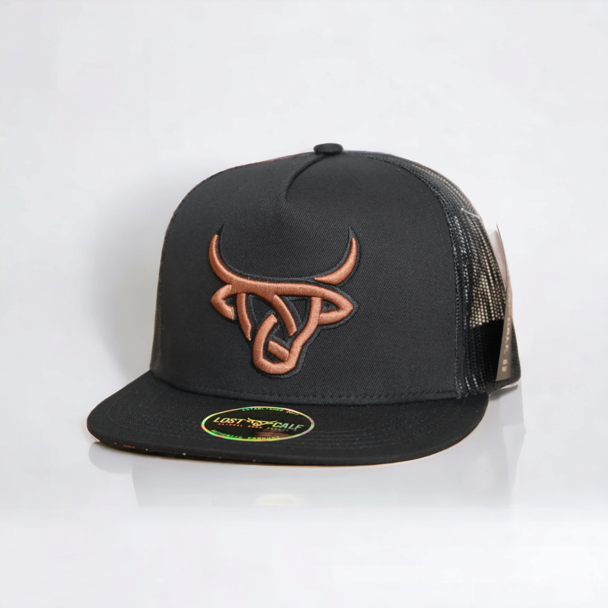 Lost Calf Lazo Flat Bill Trucker Hat