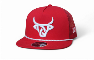 Rope Hat Red Flat