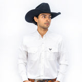 White  Button Down - Long Sleeve Shirt