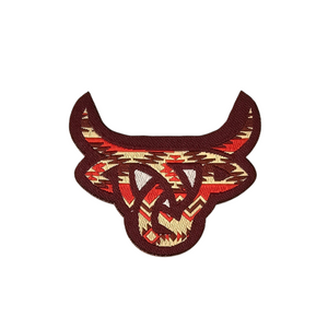 Lost Calf -Azteca Bull Woven Sticker Patch