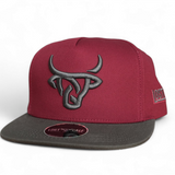 Maroon/Grey Flat