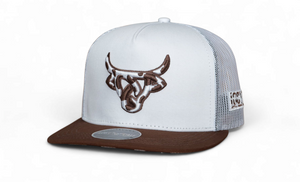 Cowhide White/Brown
