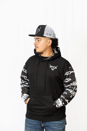 Black Aztec Hoodie