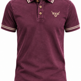 Vintage Polo- Burgundy