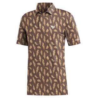Brown Feathers Performance Polo