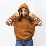 Brown Aztec Hoodie