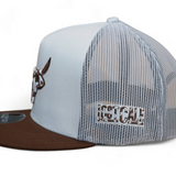 Cowhide White/Brown