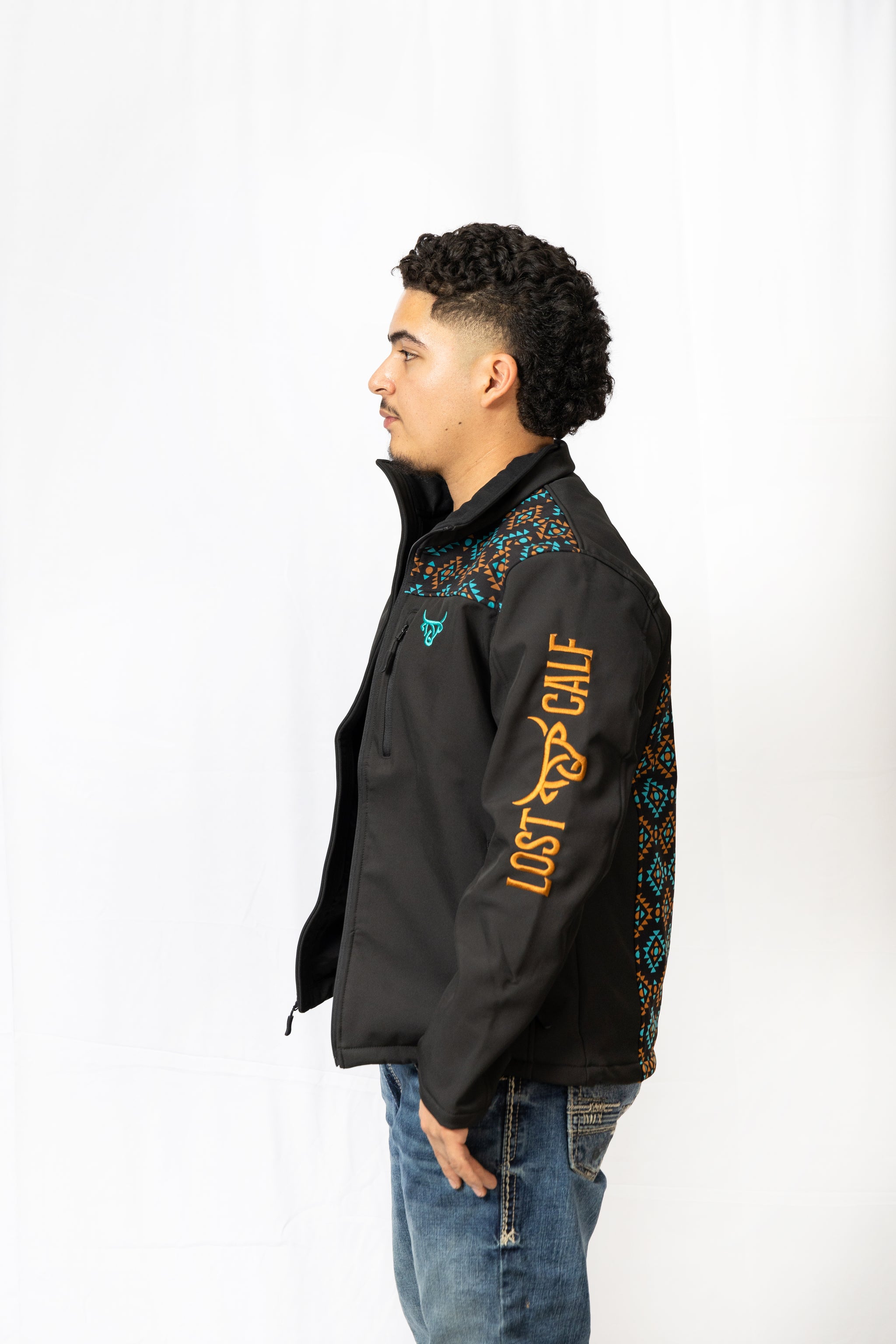 Black Aztec Jacket – Lost Calf