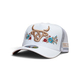 Golden Bloom White Black A-Frame