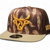 Brown Feathers Khaki