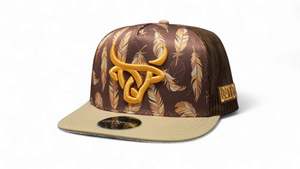 Brown Feathers Khaki