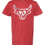 Angus Tee Heather Red