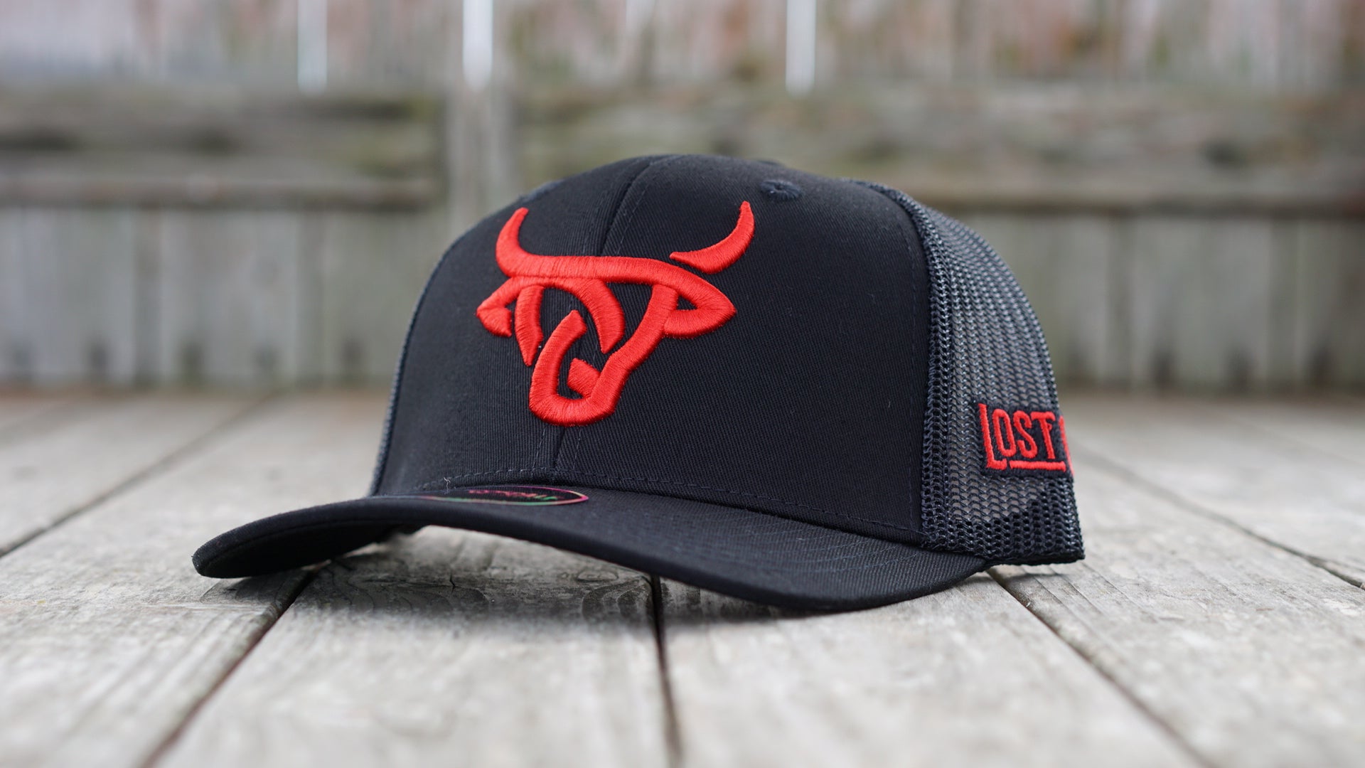 Lost Calf Mens Dakota Flat Bill Adjustable Snapback Cap Hat