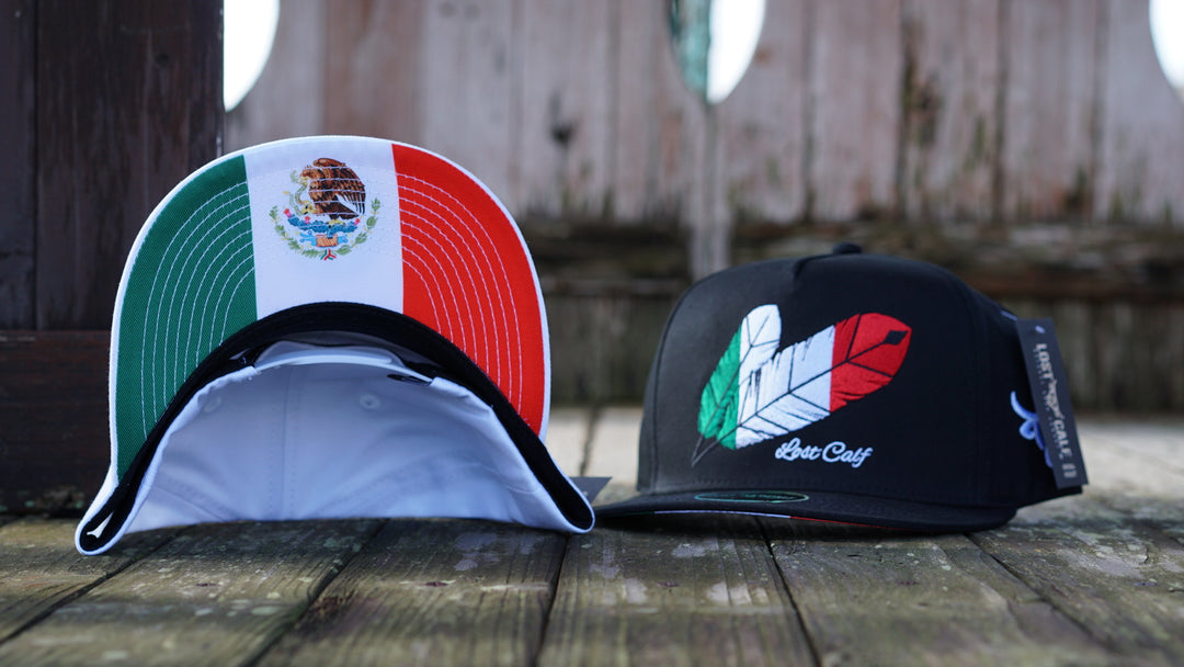Mexican Tribe Black Flat Bill Hat | Shop Now! – Lost Calf